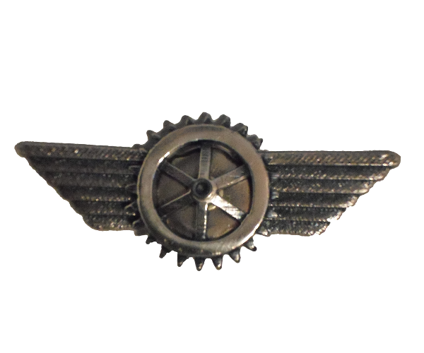 Winged Gear Pin